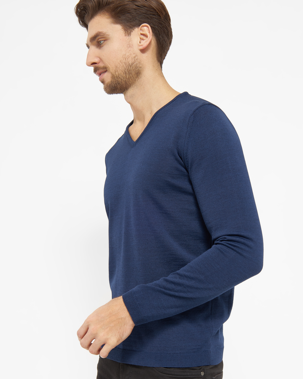 Berlin pullover med v-neck