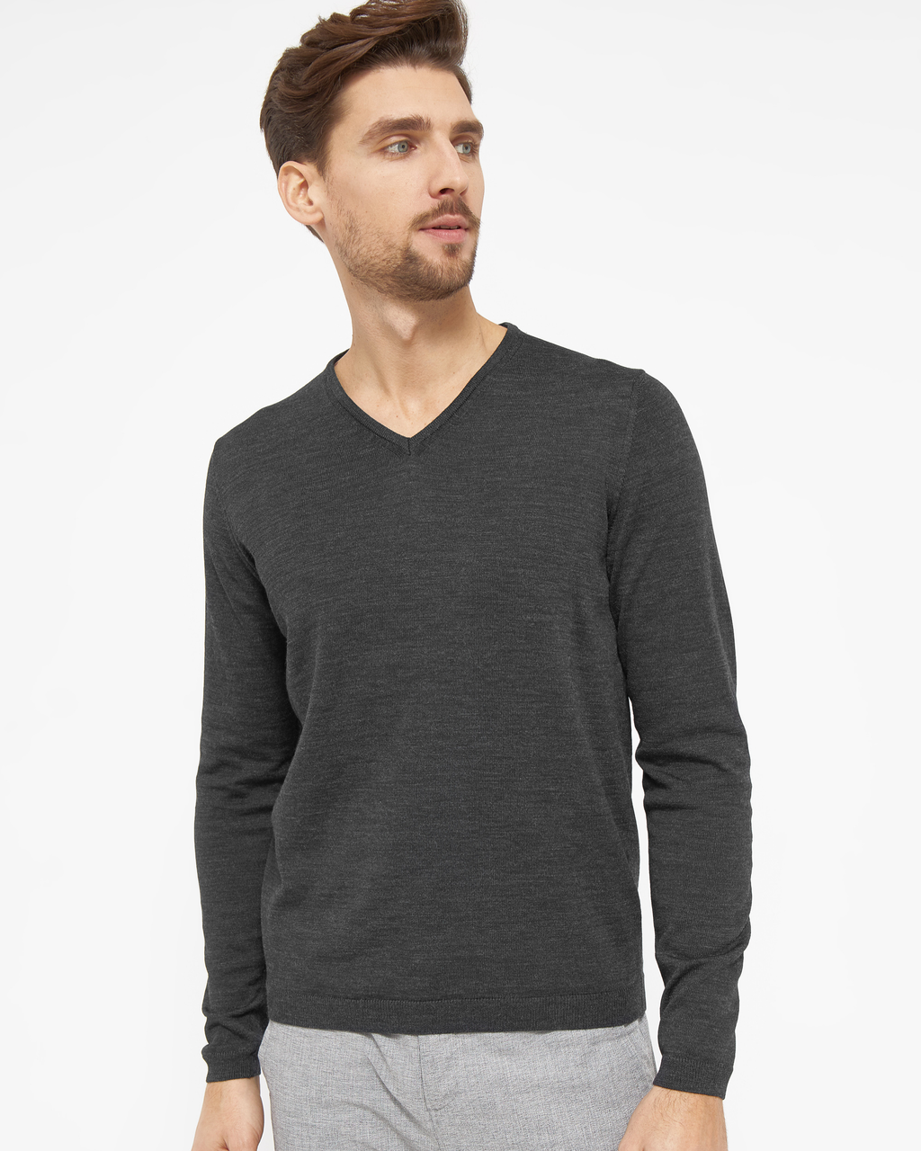 Berlin pullover med v-neck