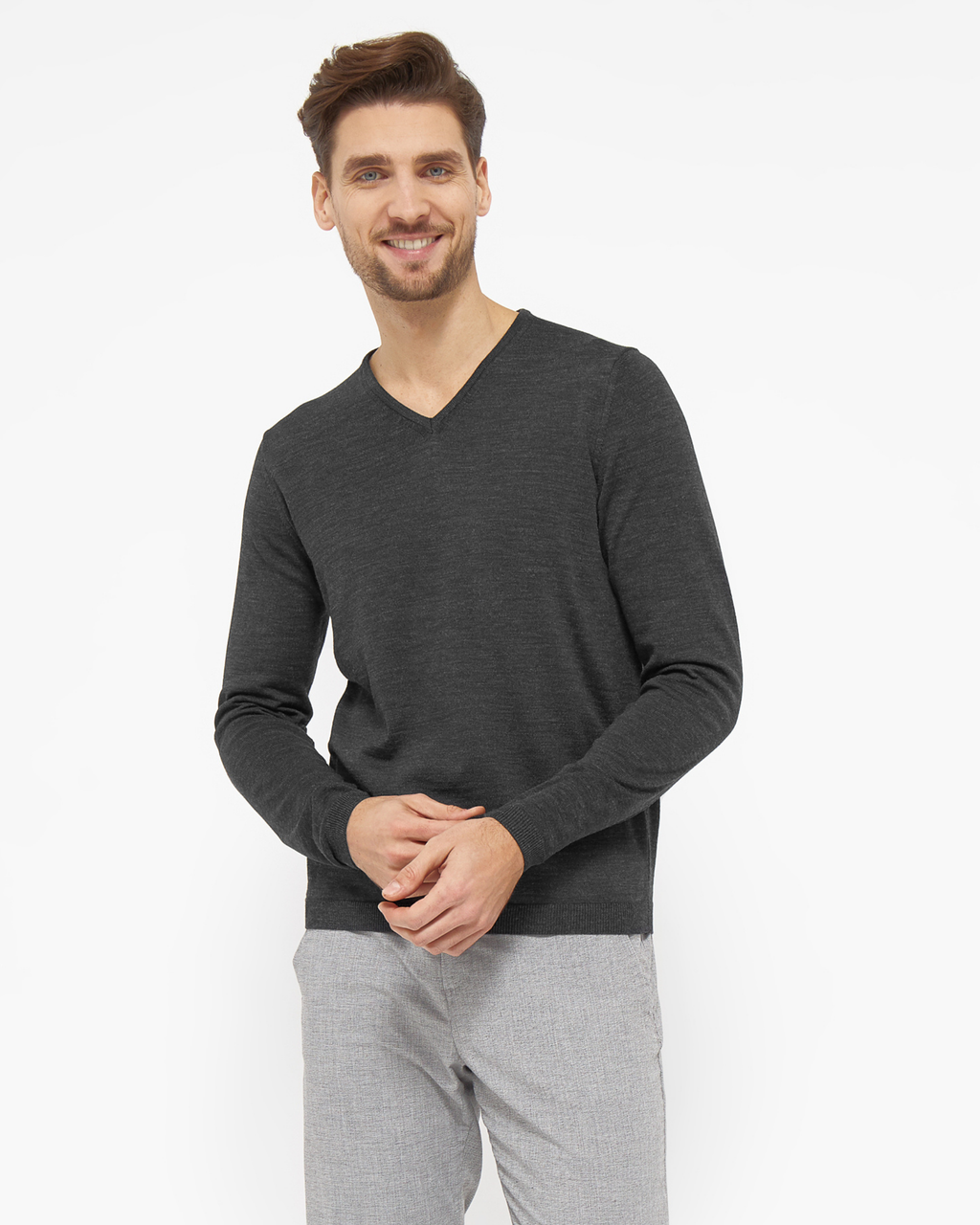 Berlin pullover med v-neck