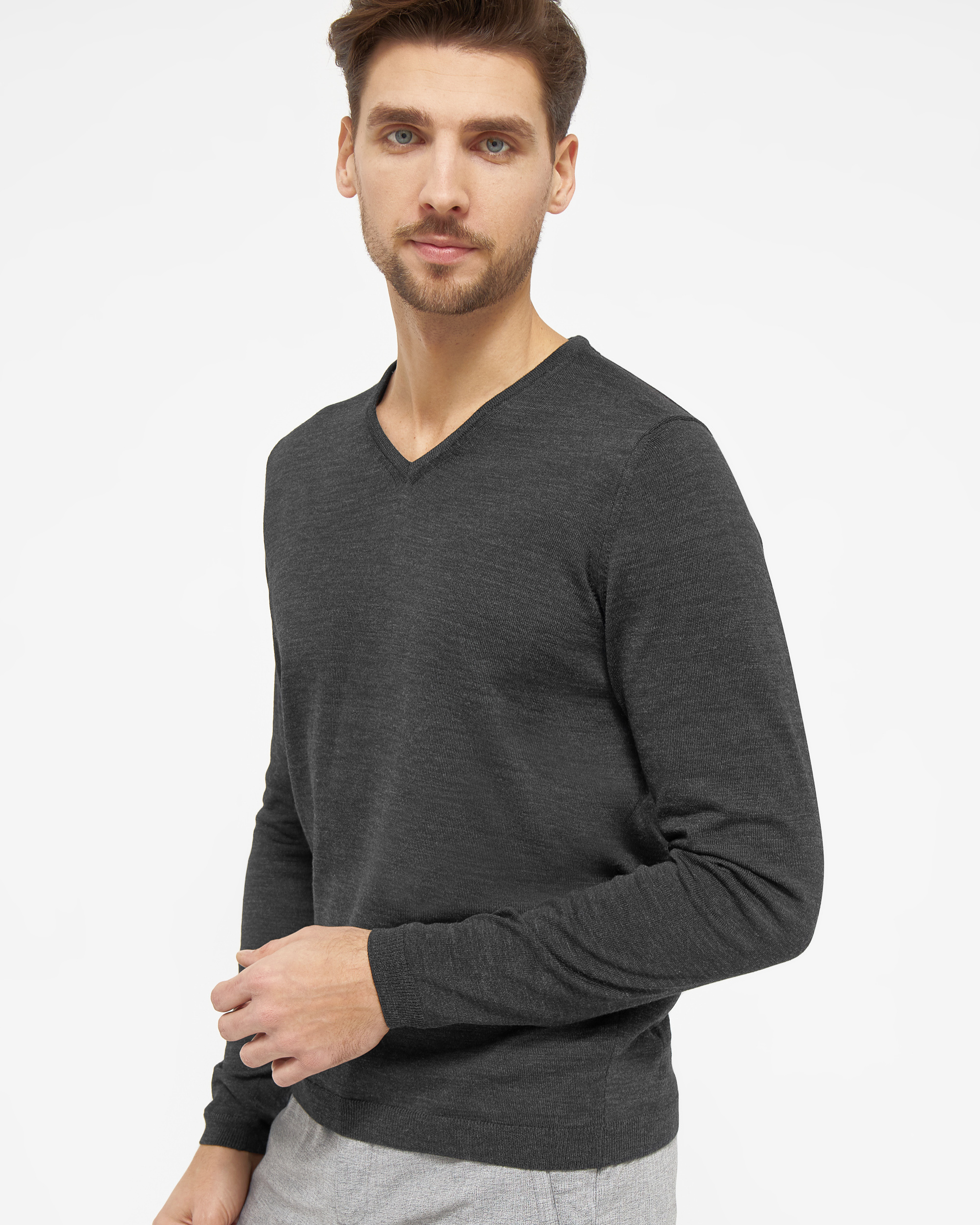Berlin pullover med v-neck