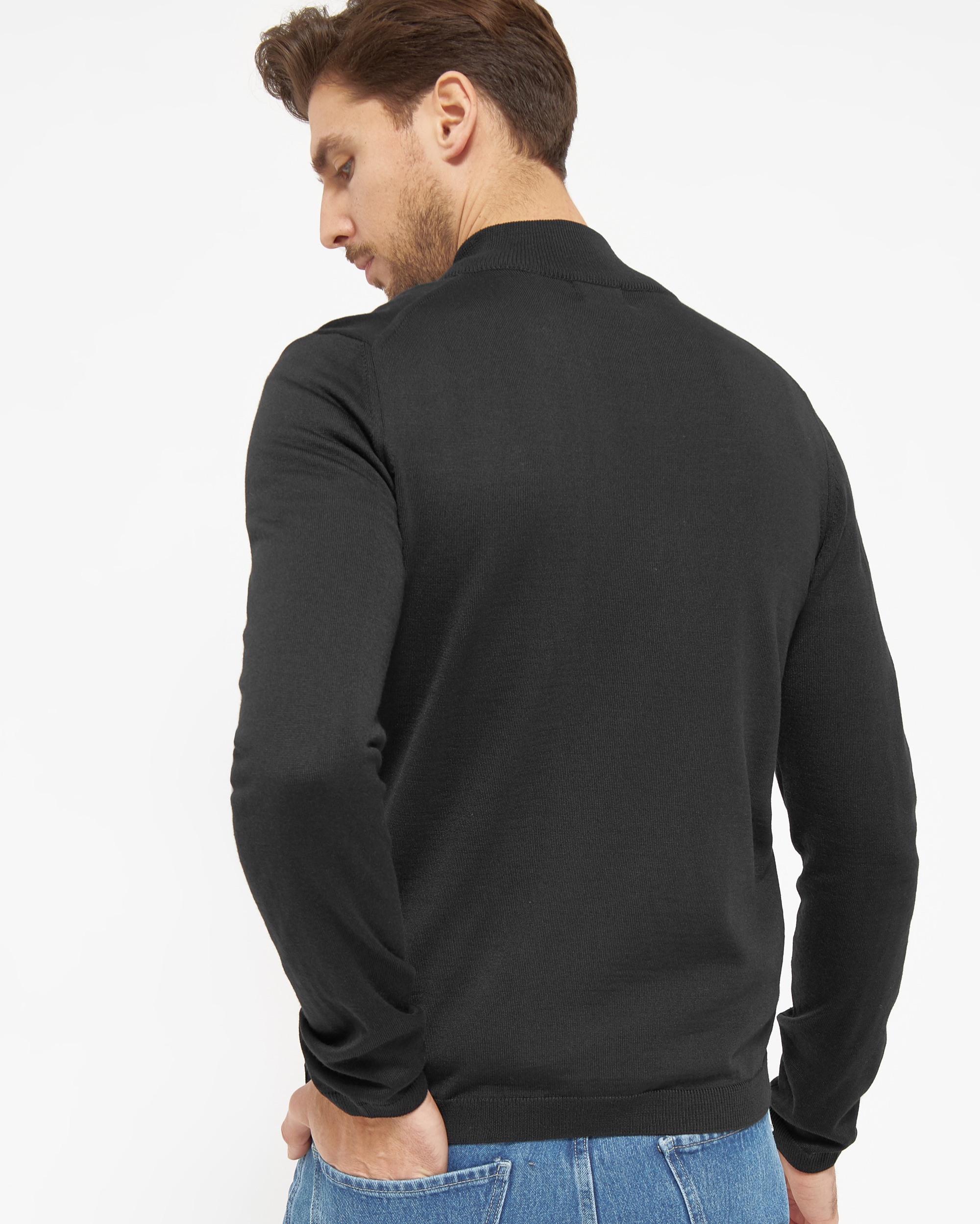 Berlin cardigan med lynlås