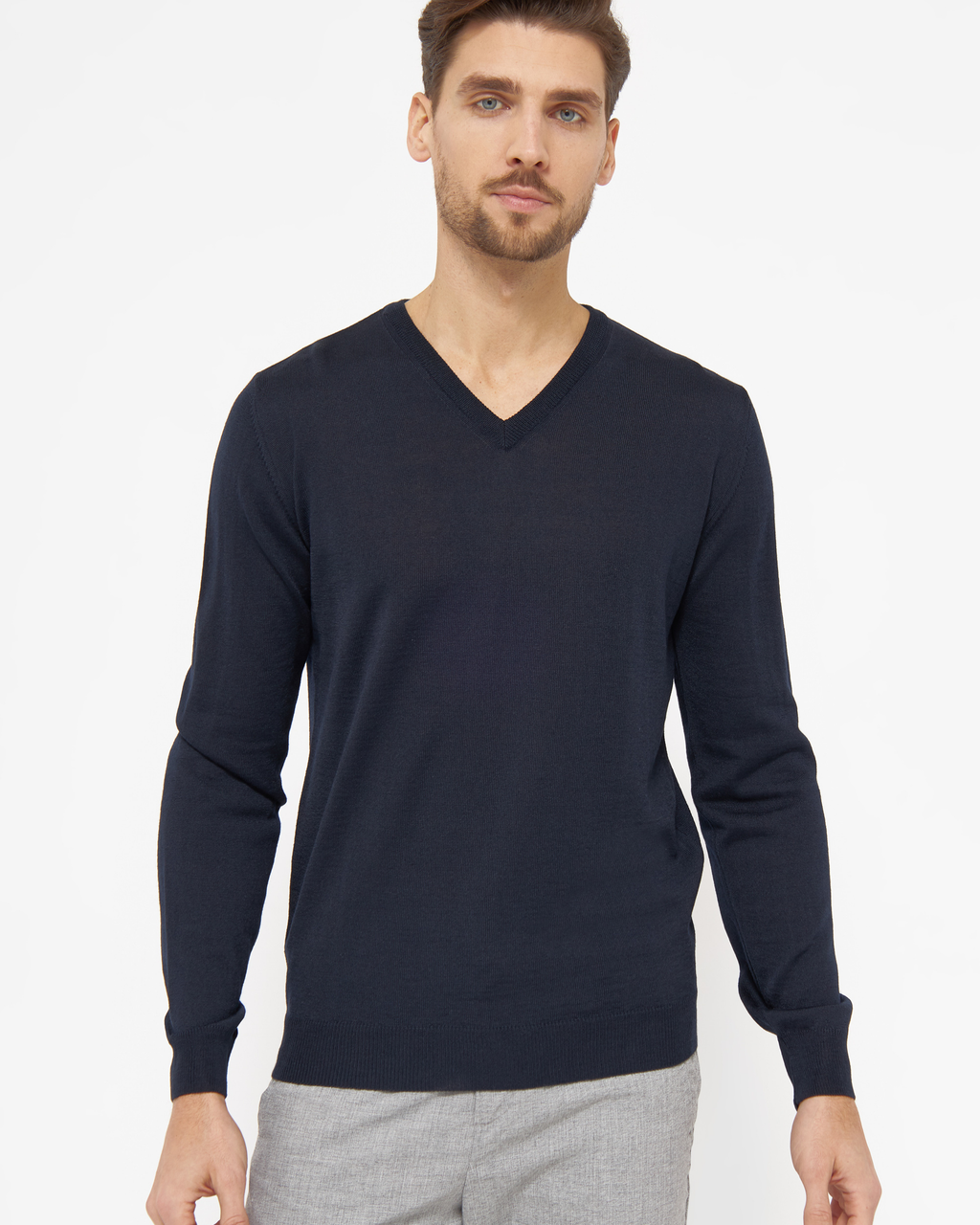 Stockholm pullover med v-neck