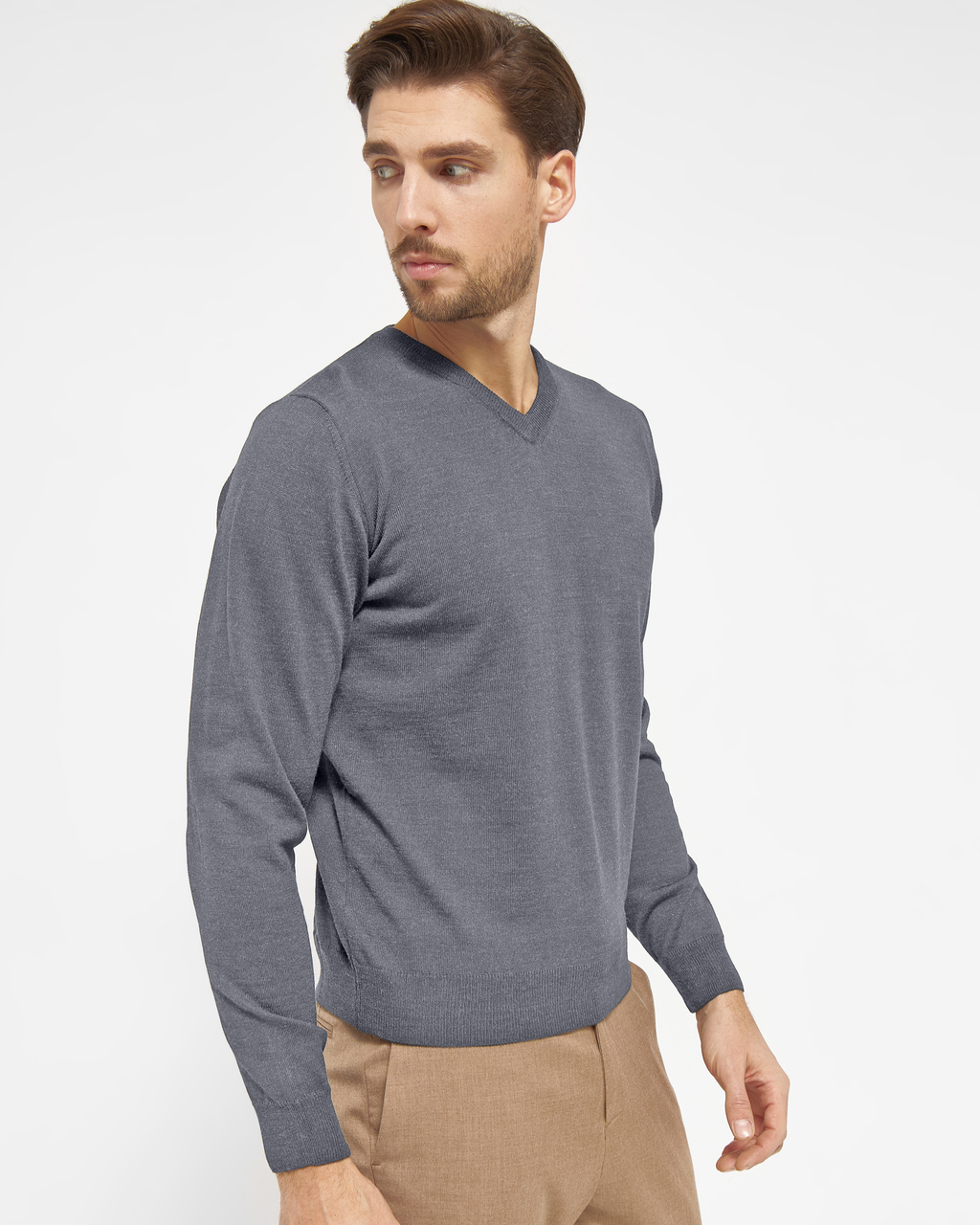 Stockholm pullover med v-neck