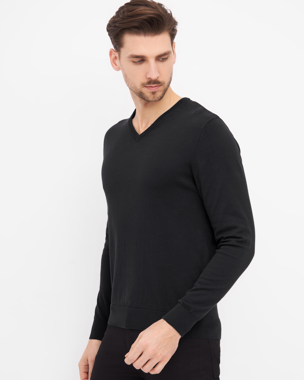 Stockholm pullover med v-neck