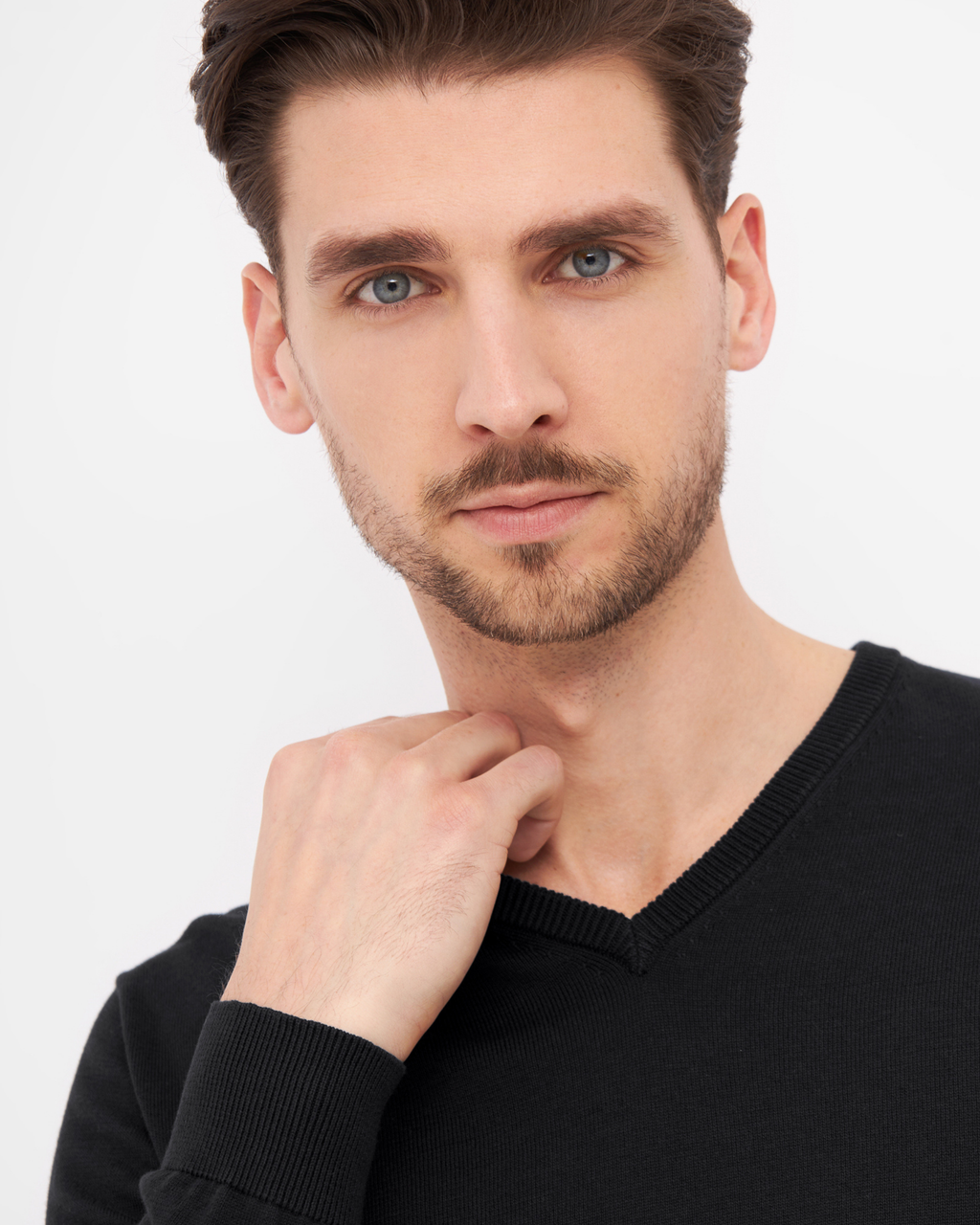 Stockholm pullover med v-neck
