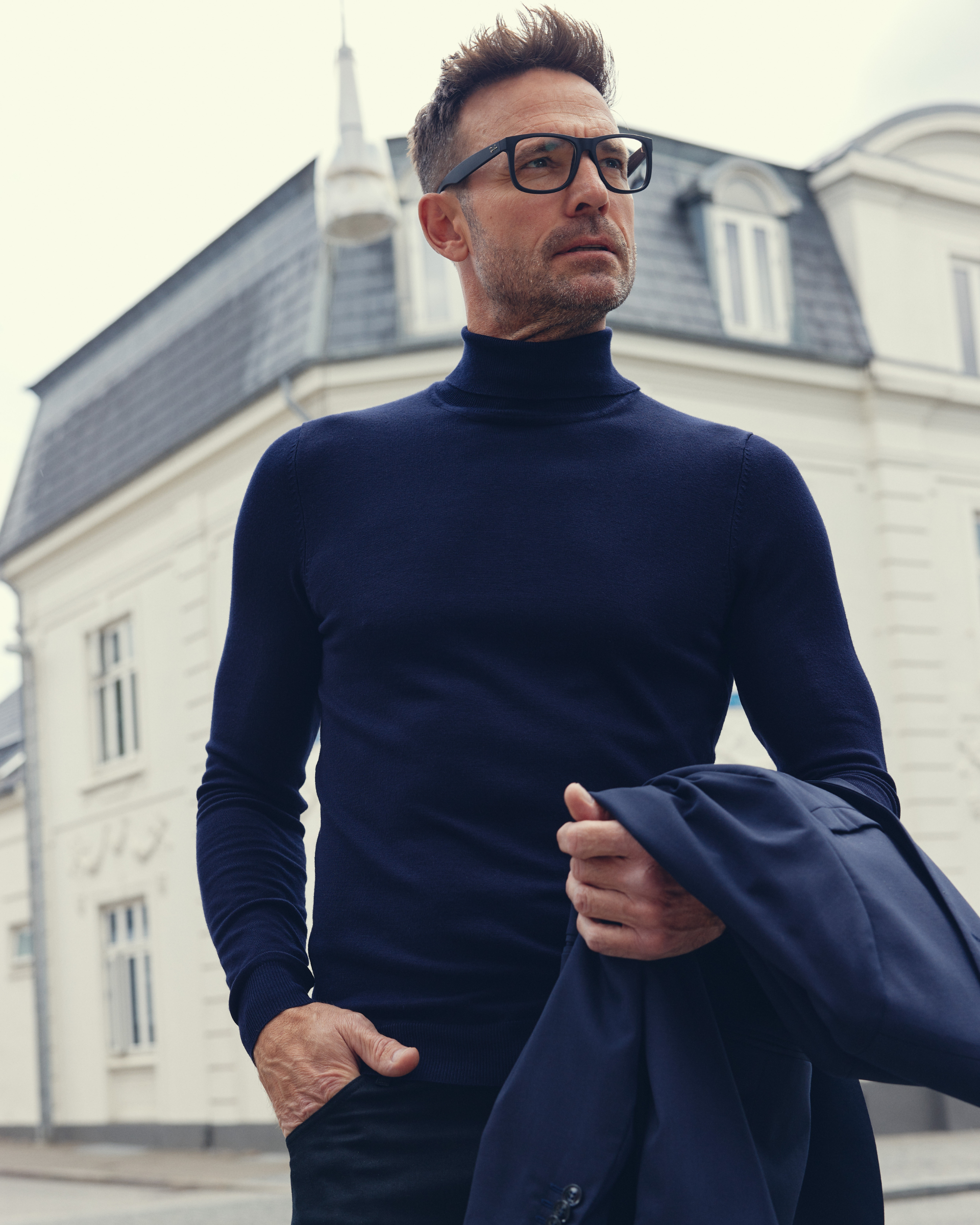 Paris pullover med rullekrave