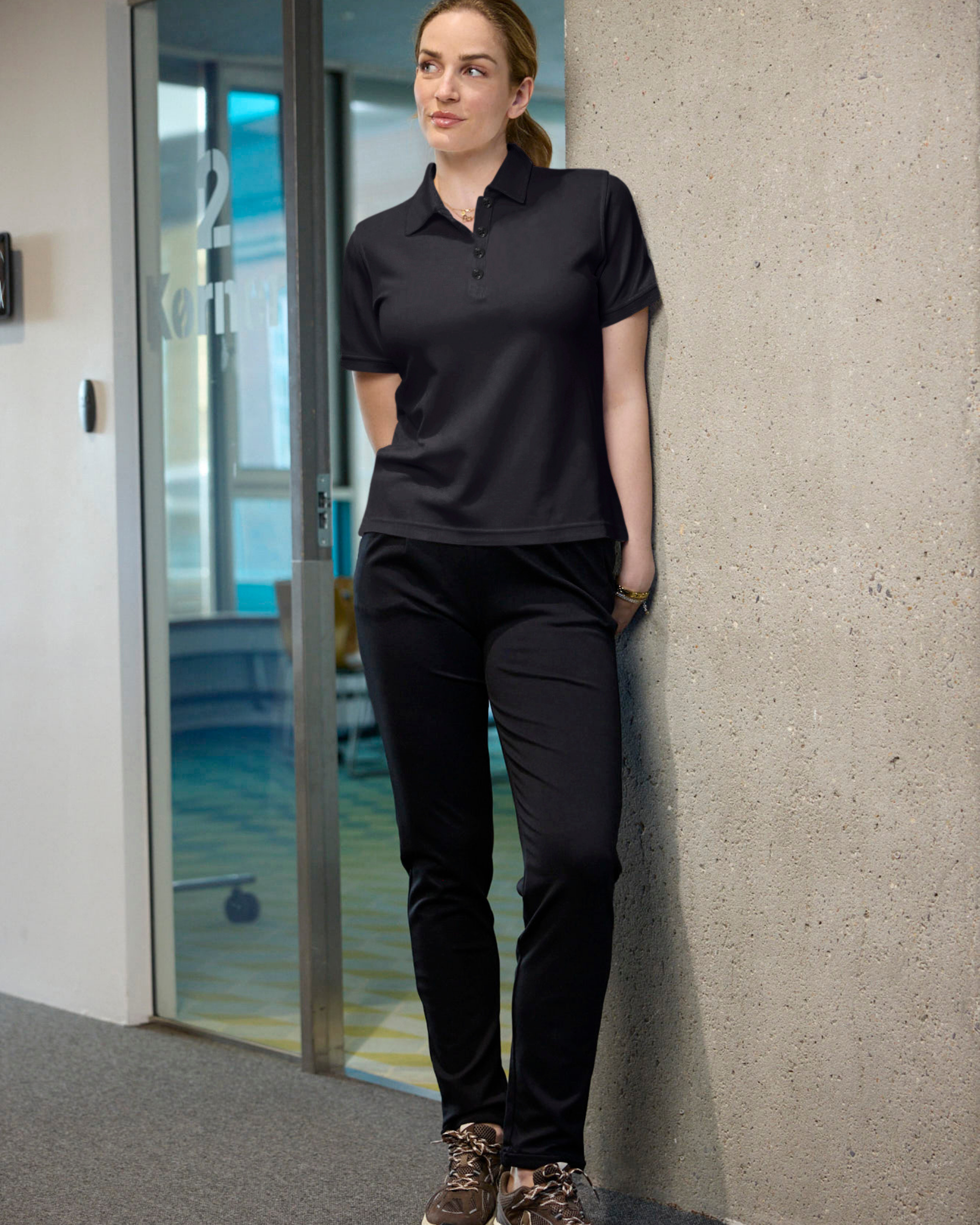 Munich polo i ekstra fin merinould blend