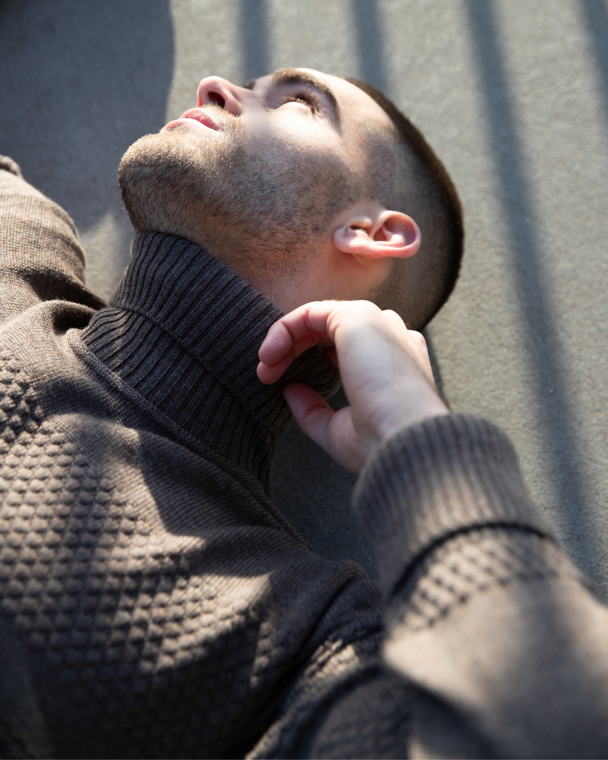 Saltum pullover med rullekrave