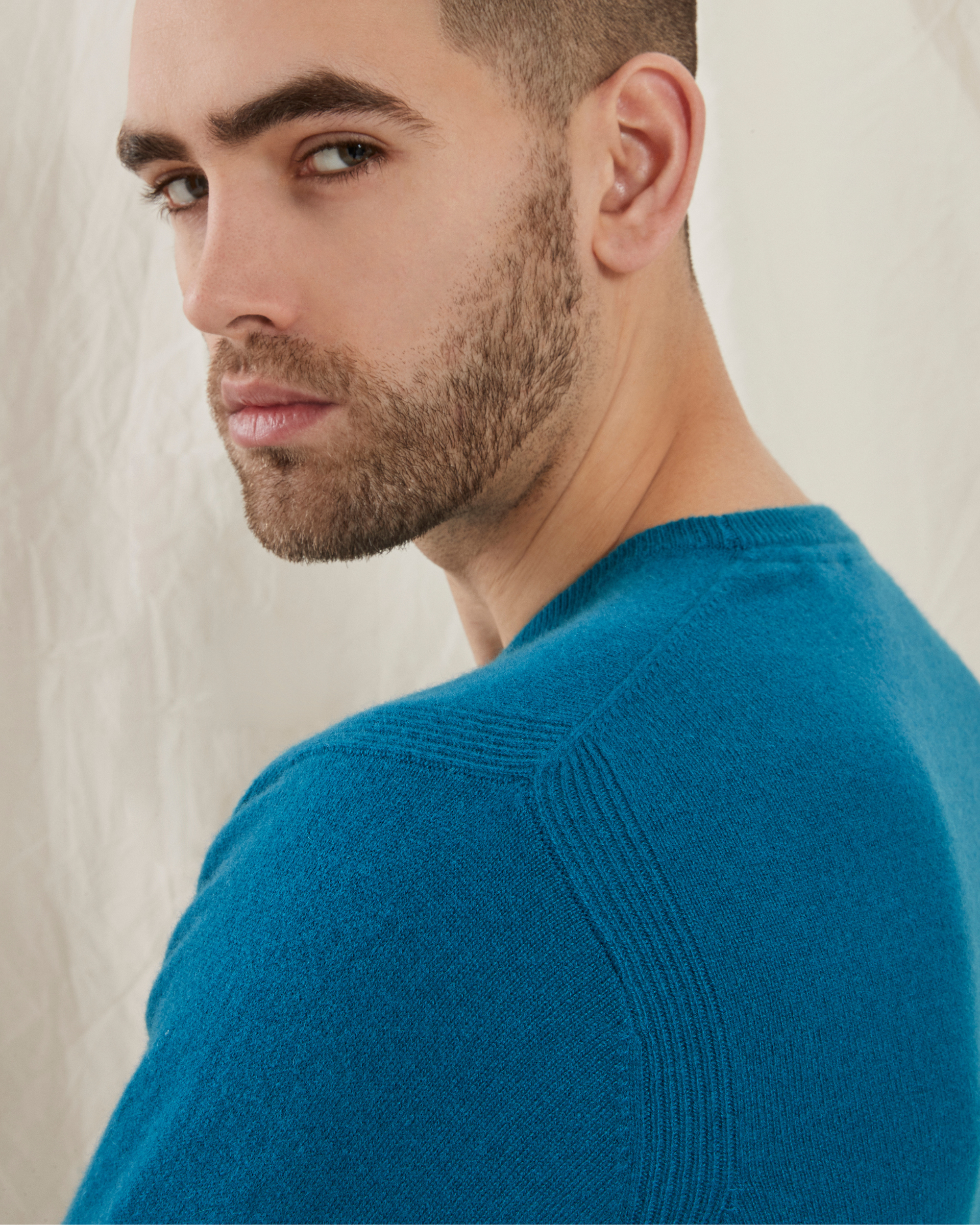 Sheffield pullover med o-neck i kashmir