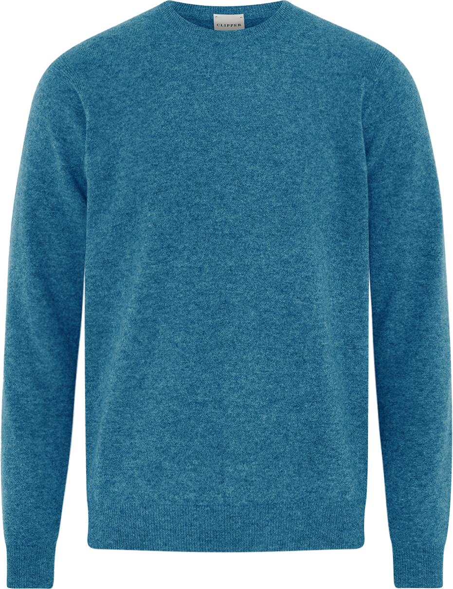 Sheffield pullover med o-neck i kashmir