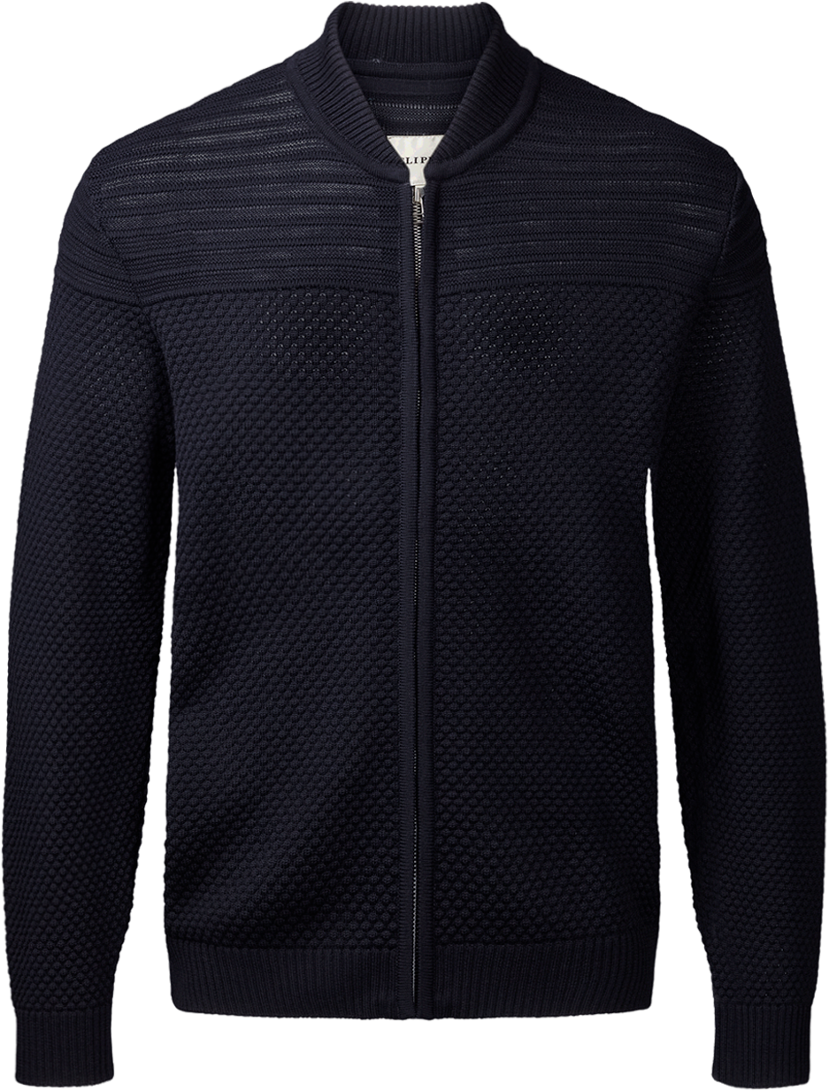Liverpool cardigan med lynlås