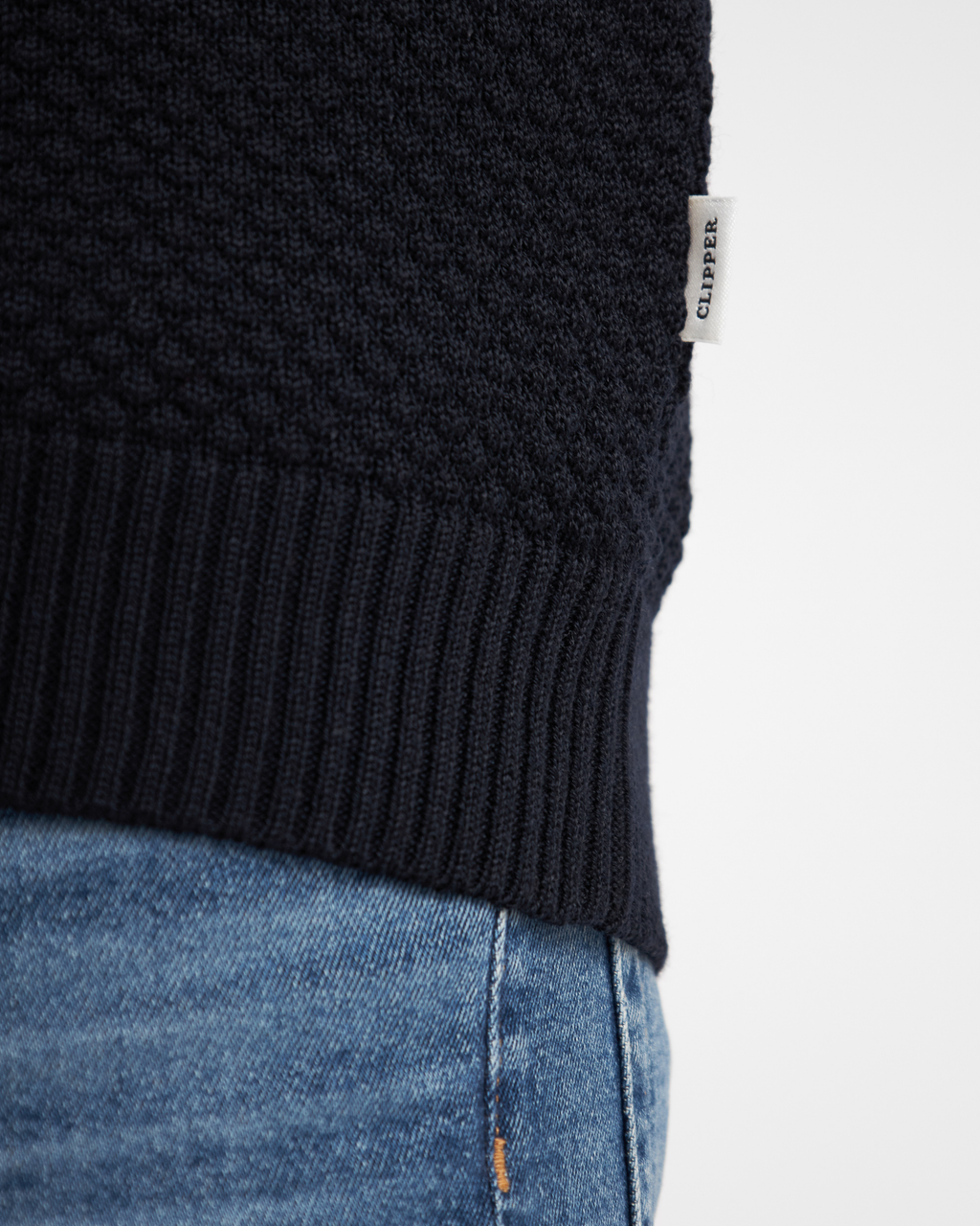 Liverpool cardigan med lynlås