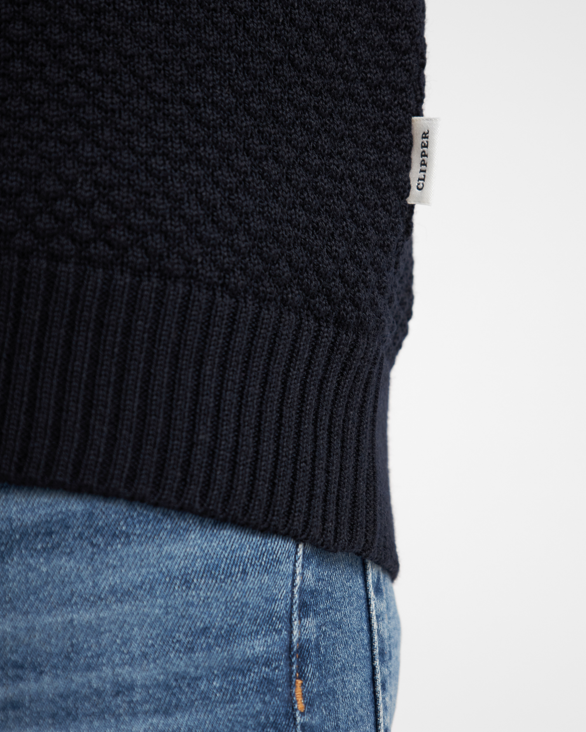 Liverpool cardigan med lynlås
