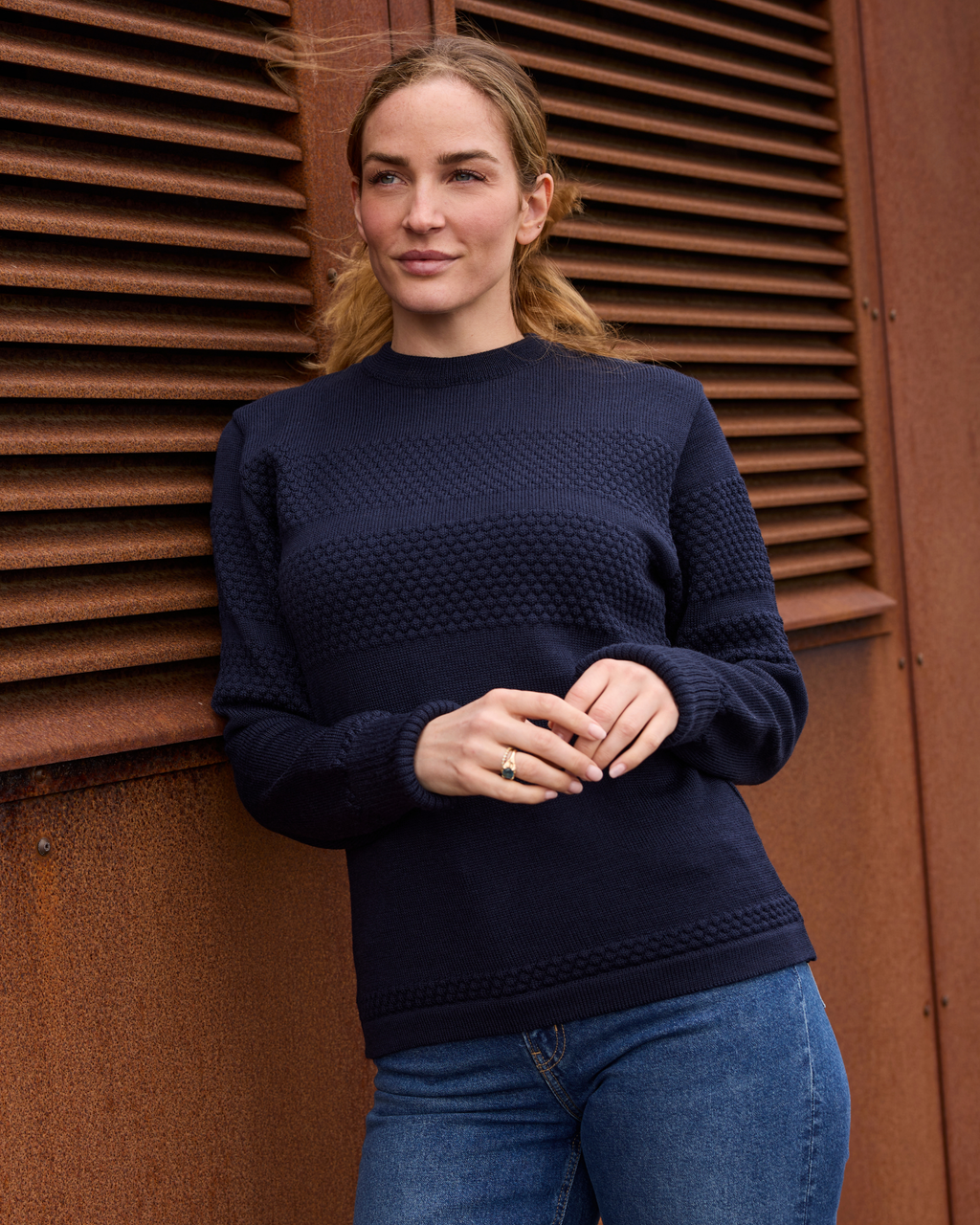 Saltum pullover med o-neck