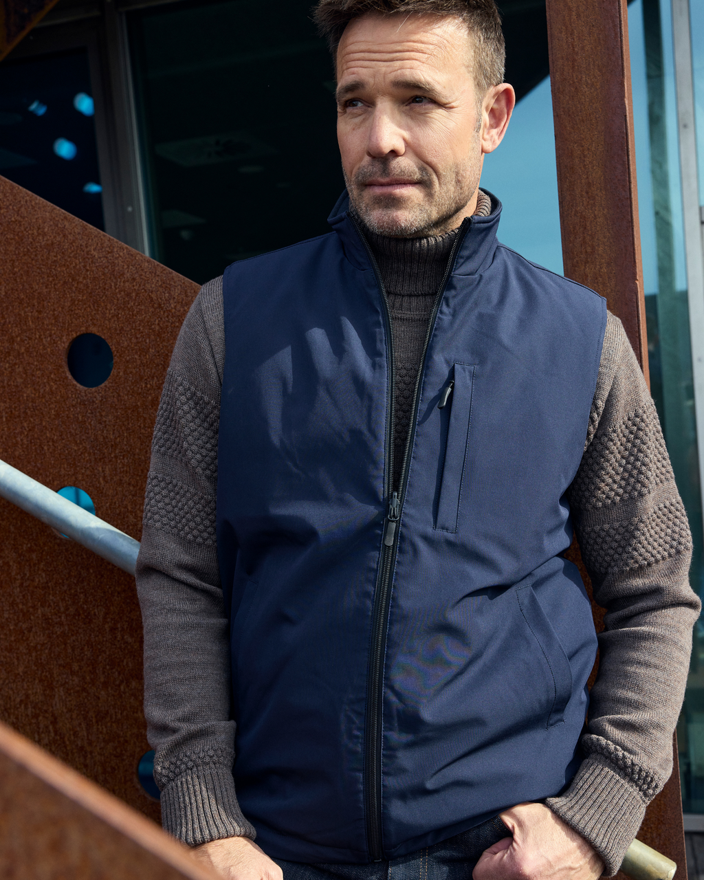 Paisley vendbar vest