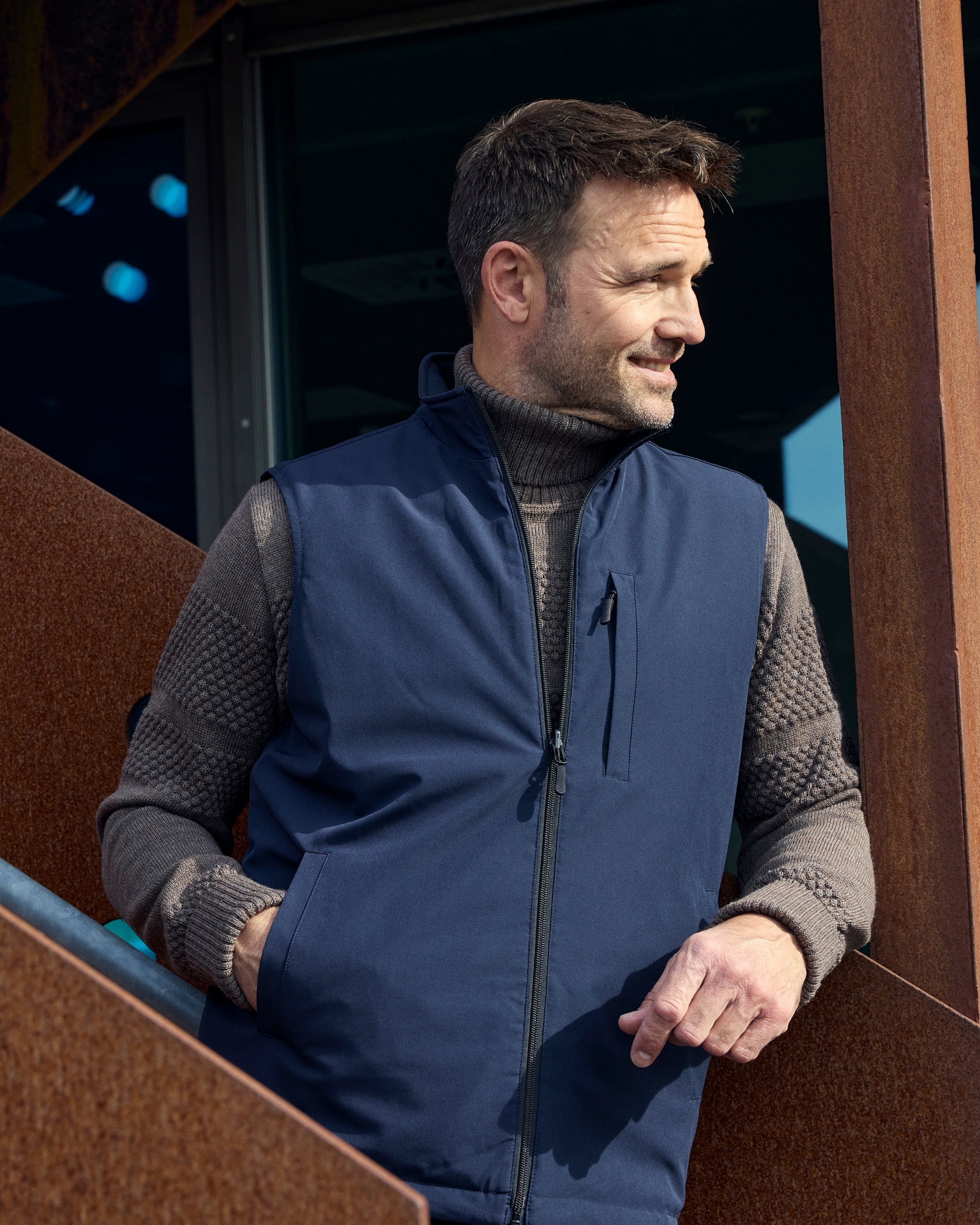 Paisley vendbar vest