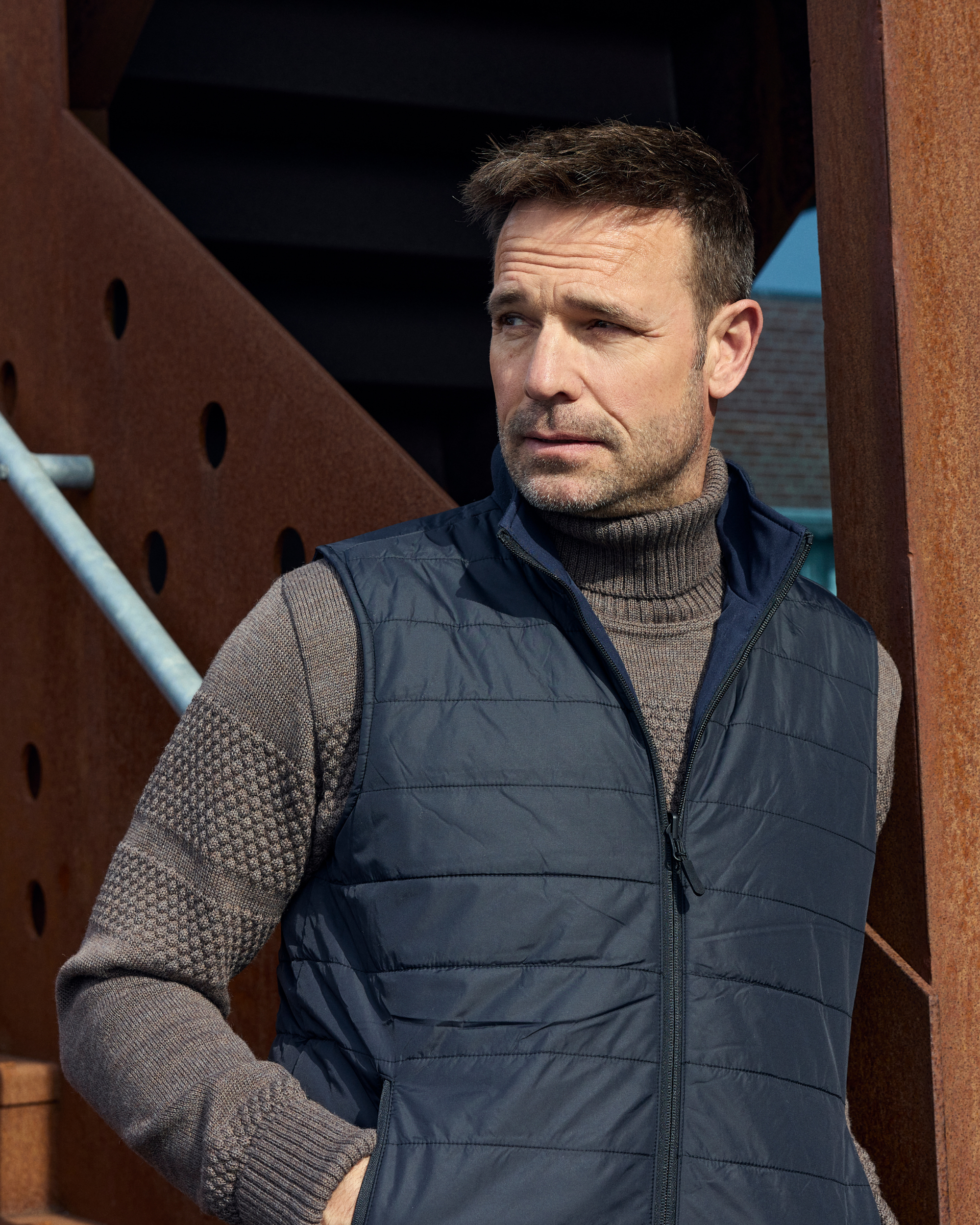 Paisley vendbar vest