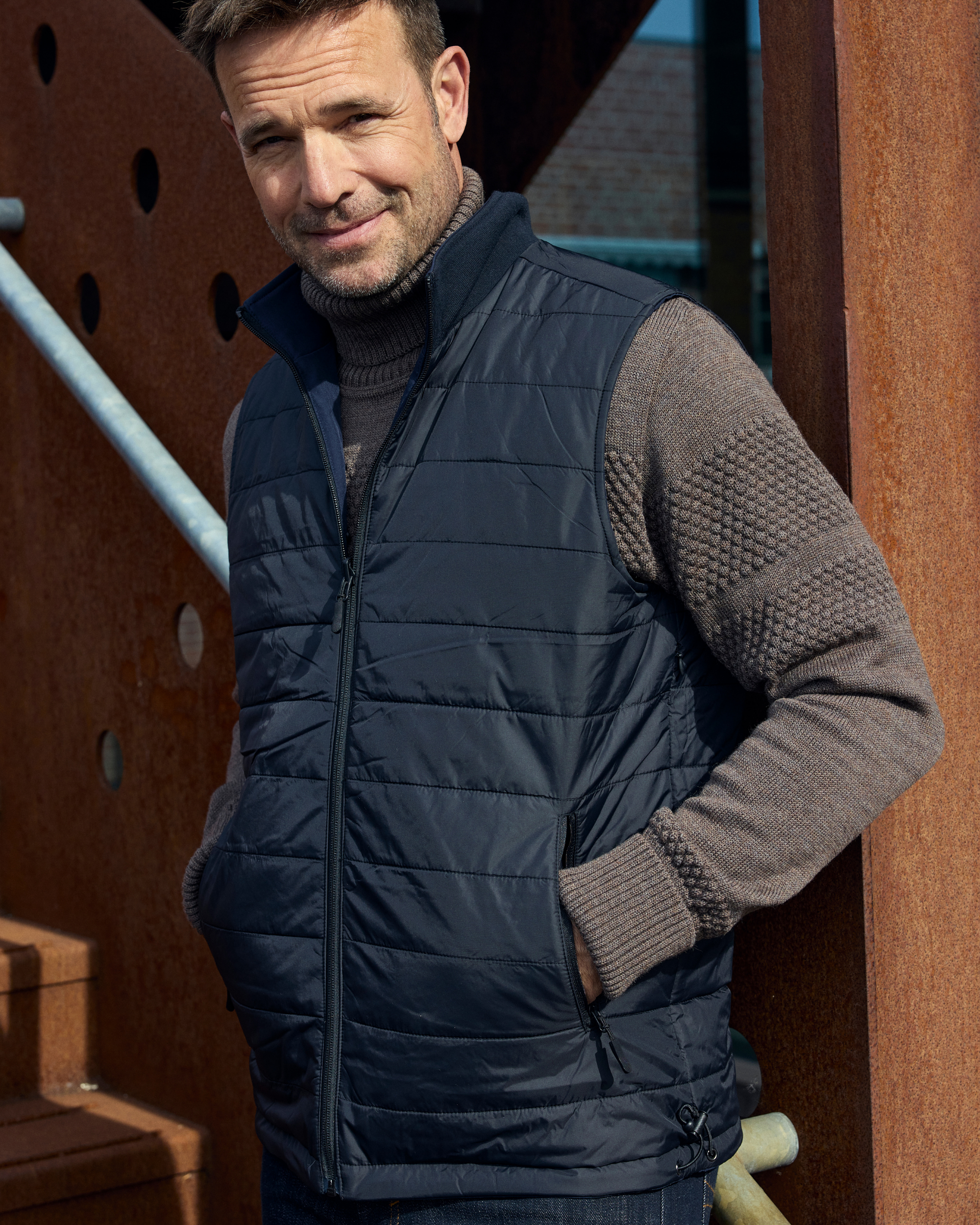 Paisley vendbar vest