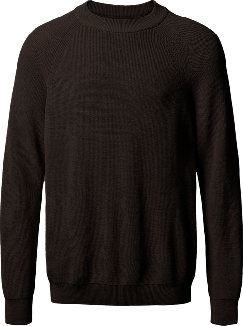 Aalborg pullover med o-neck og raglanærmer