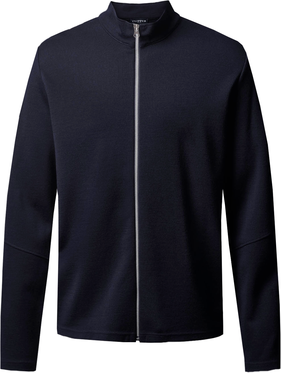 Portofino cardigan med lynlås