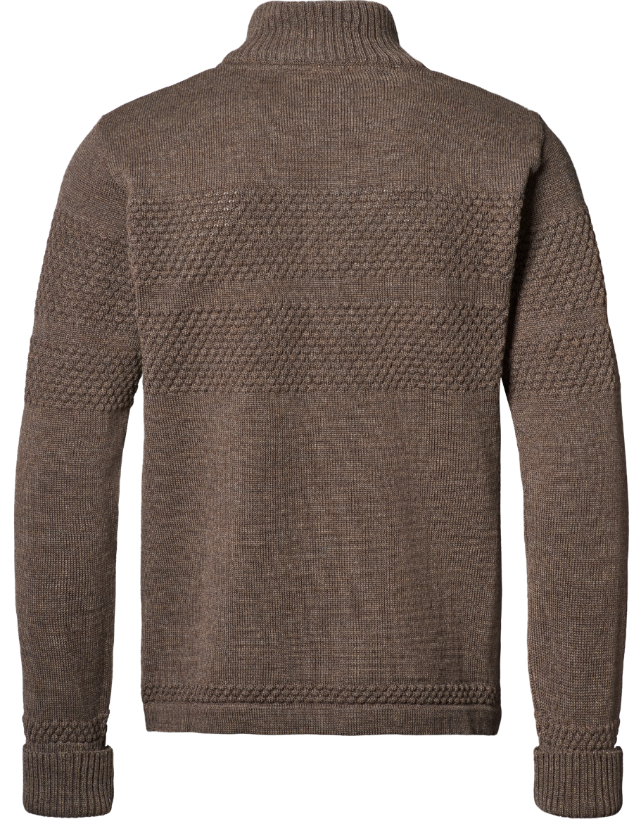 Saltum cardigan med metallynlås