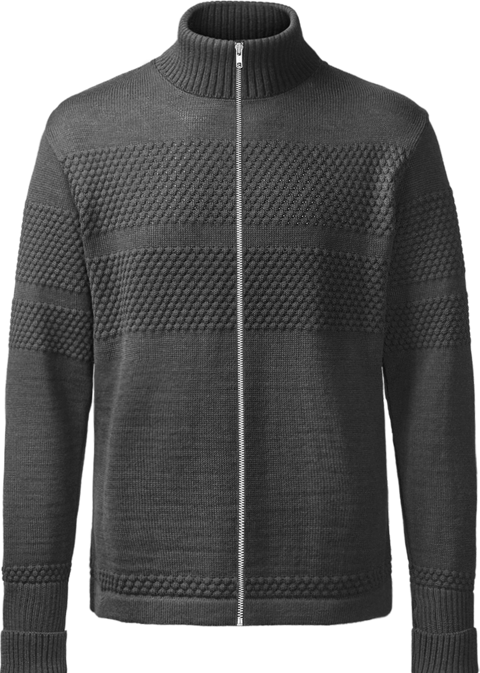 Saltum cardigan med metallynlås