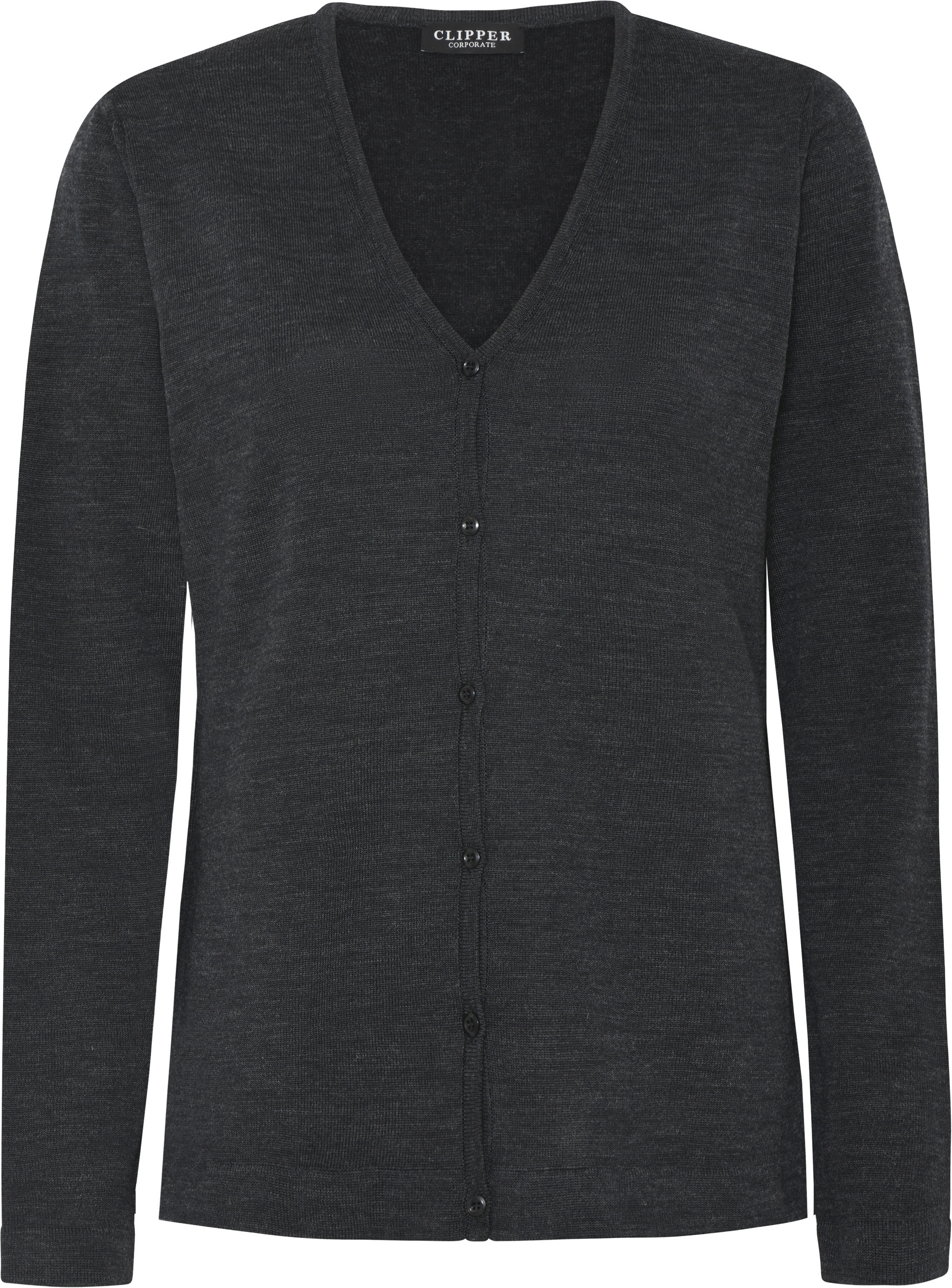 Berlin cardigan med v-neck og knaplukning