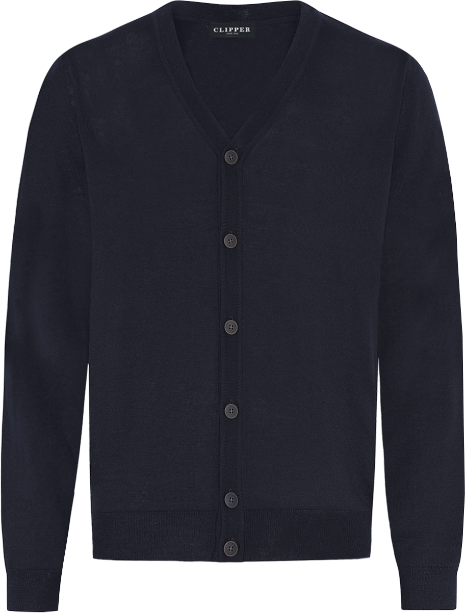 Copenhagen cardigan med v-neck og knaplukning