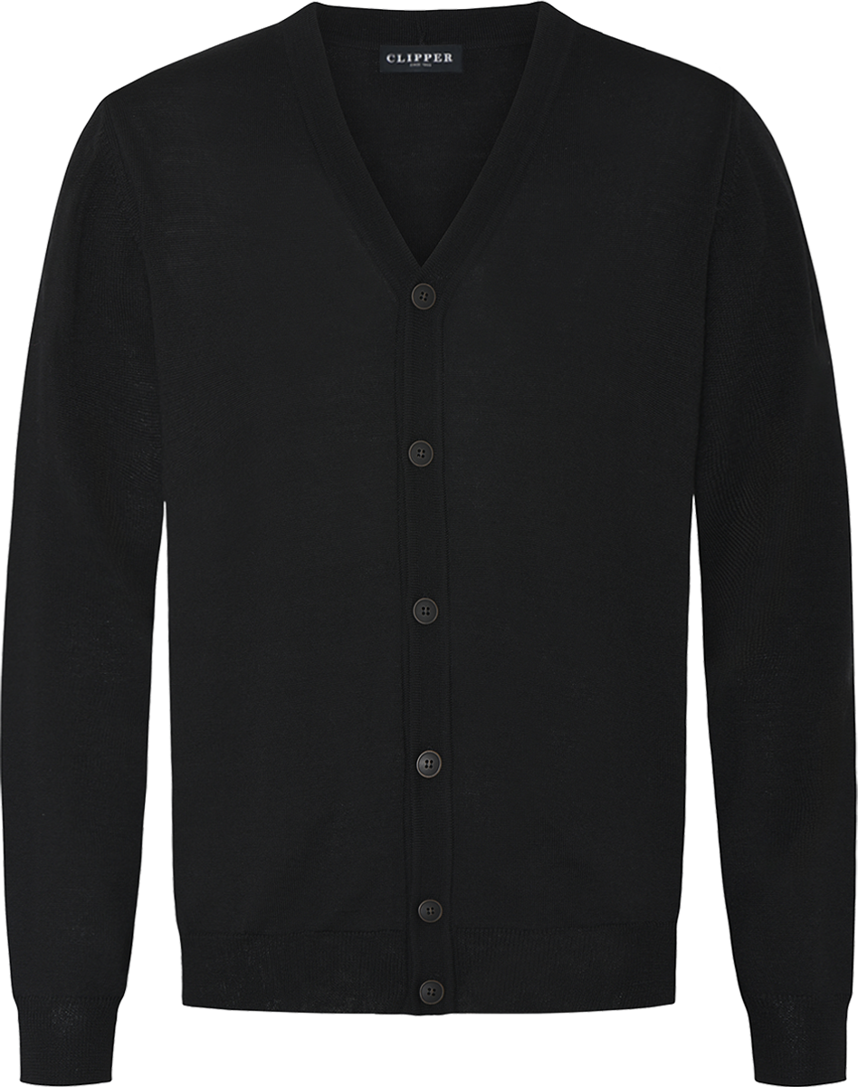 Copenhagen cardigan med v-neck og knaplukning