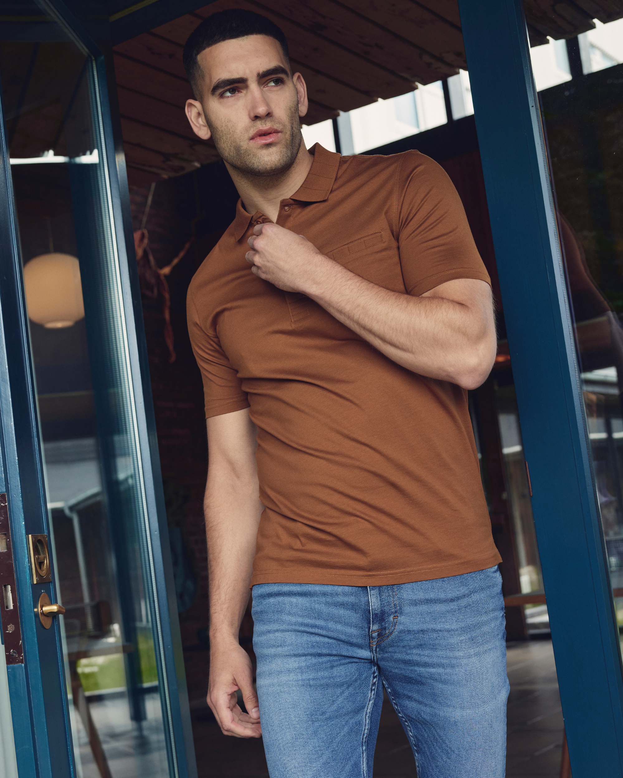 Nantes polo i 100% merceriseret bomuld