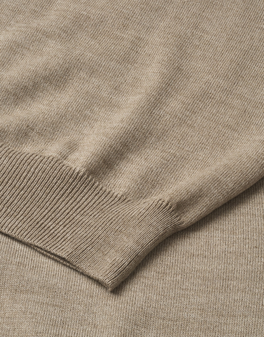 Copenhagen pullover med zip neck