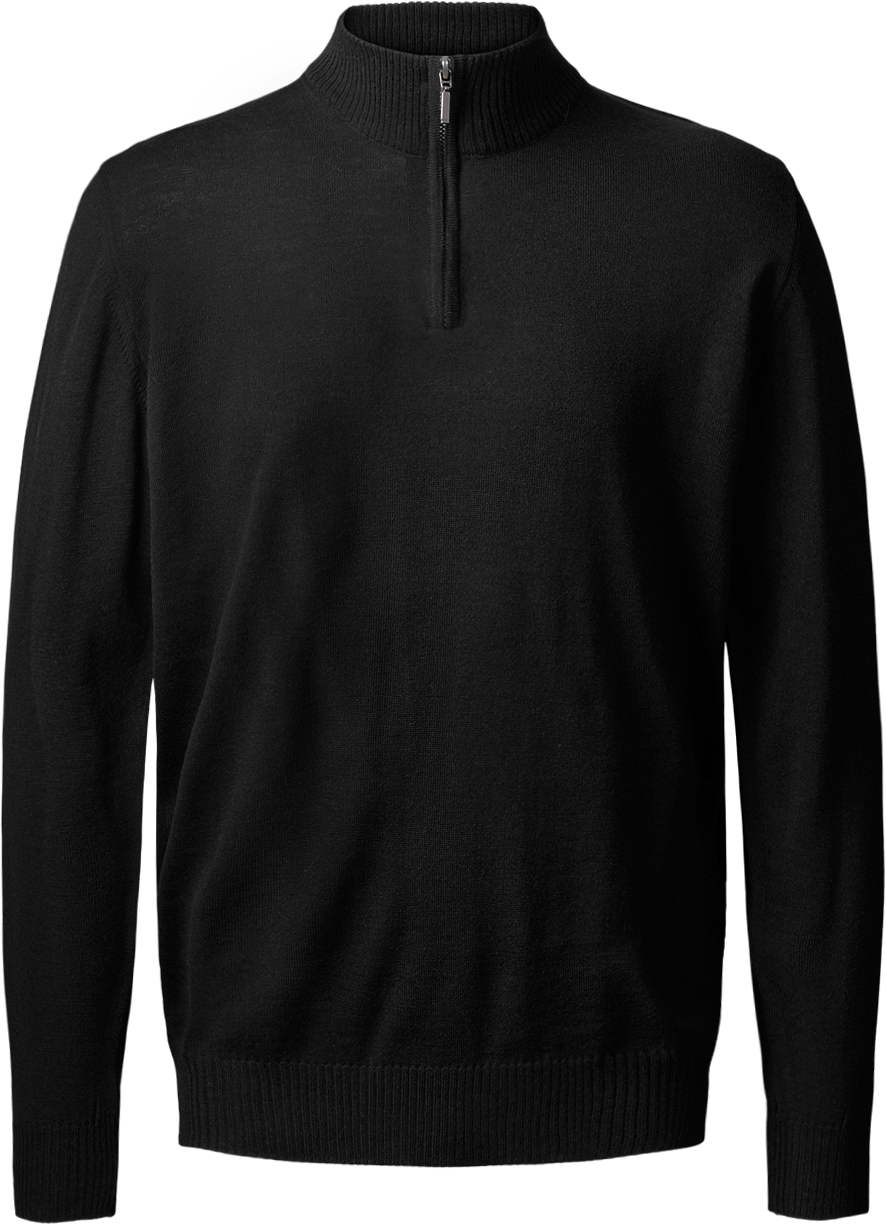 Copenhagen pullover med zip neck
